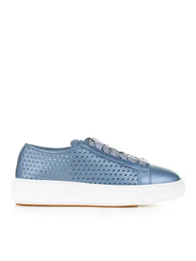 Santoni Light Blue Sneaker