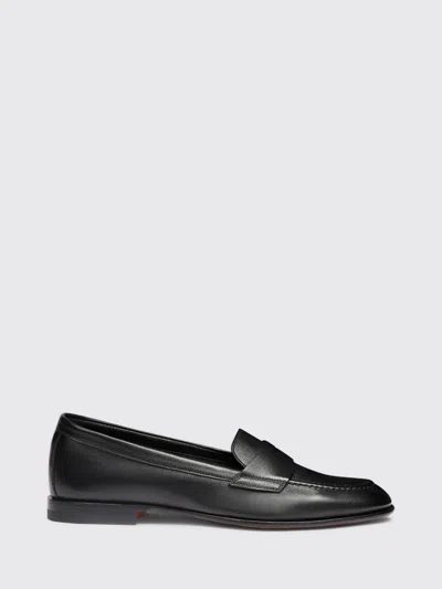 Santoni Loafer Woman  In Black
