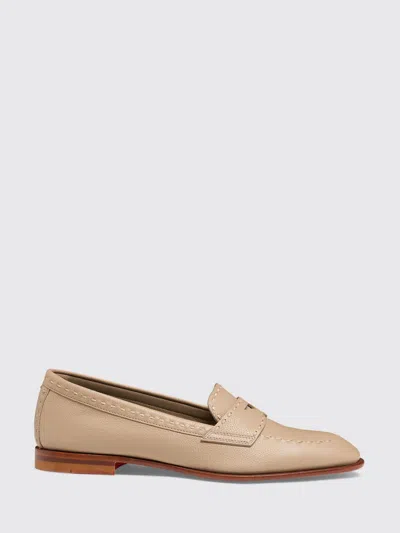 Santoni Loafer Woman  In Neutral
