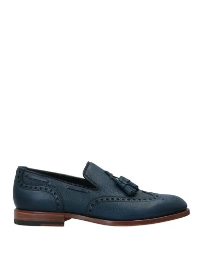 Santoni Loafers In Blue