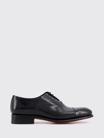 Santoni Loafers Men Color Black In Multi