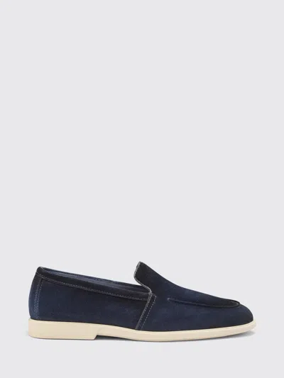 Santoni Loafers Men  In Blue