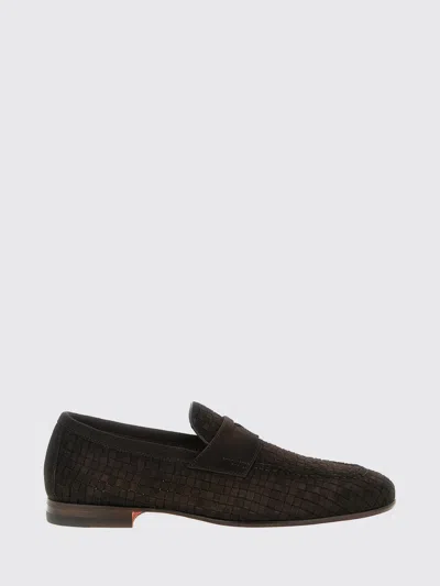 Santoni Loafers  Men Color Dark In Multi