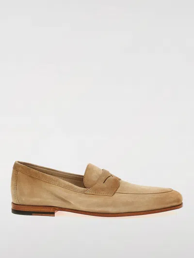 SANTONI LOAFERS SANTONI MEN COLOR BEIGE,G46503022