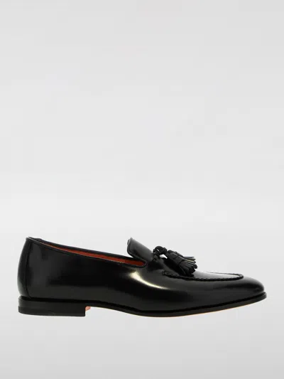 Santoni Loafers  Men Color Black