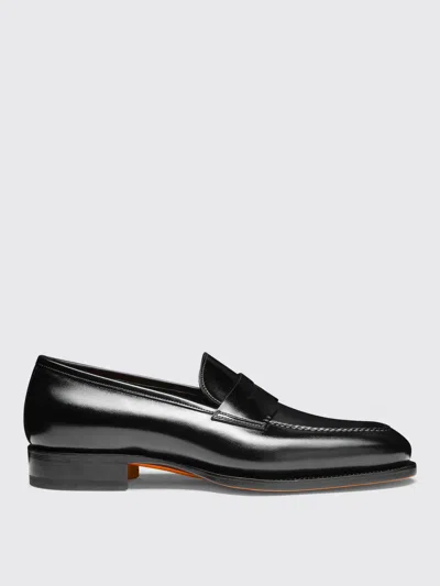 Santoni Loafers  Men Color Black