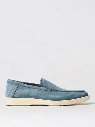 Santoni Loafers  Men Colour Blue