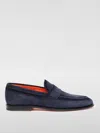 Santoni Loafers  Men Color Blue In Blau
