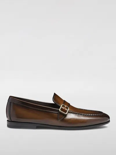 Santoni Loafers  Men Color Brown