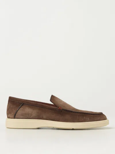 Santoni Loafers  Men Color Brown