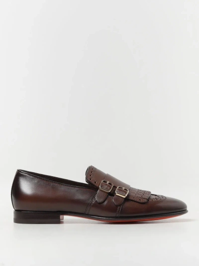 Santoni Shoes  Men Color Brown
