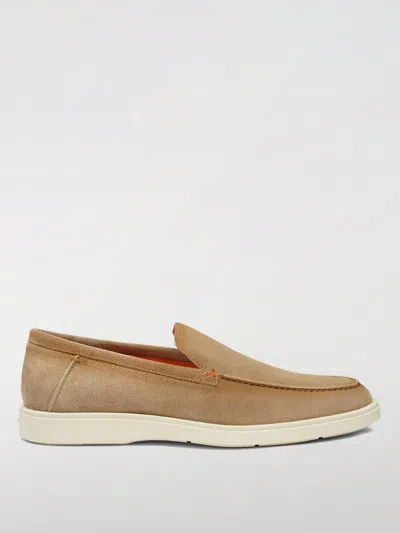 SANTONI LOAFERS SANTONI MEN COLOR BROWN,G46439032
