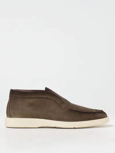 Santoni Loafers  Men Color Green
