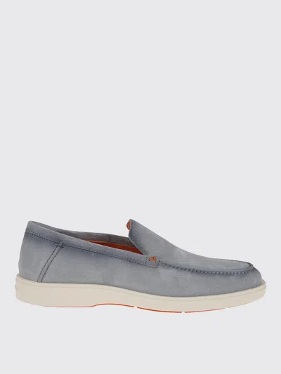 SANTONI LOAFERS SANTONI MEN COLOR GREY,G46439020