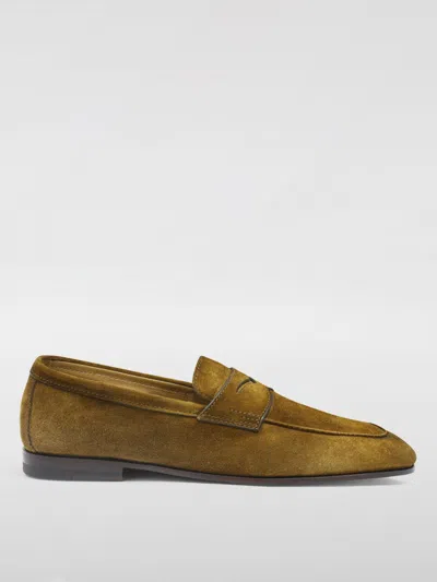 Santoni Loafers  Men Color Green