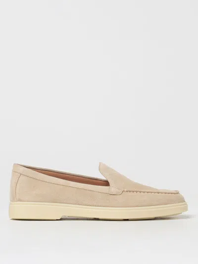 Santoni Loafers  Woman Color Beige In Beige