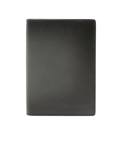 SANTONI LOGO-DEBOSSED WALLET