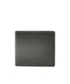 Santoni Mini Leather Wallet For Men In Black
