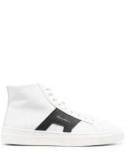 Santoni Dbs-h2-bwei10 In White
