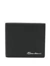 Santoni Logo-print Wallet In Black