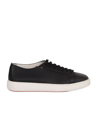 SANTONI SANTONI ROUND-TOE LACE-UP SNEAKERS
