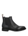 Santoni Man Ankle Boots Black Size 10.5 Soft Leather