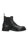 Santoni Man Ankle Boots Black Size 10.5 Leather