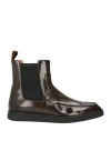 Santoni Man Ankle Boots Military Green Size 10.5 Soft Leather