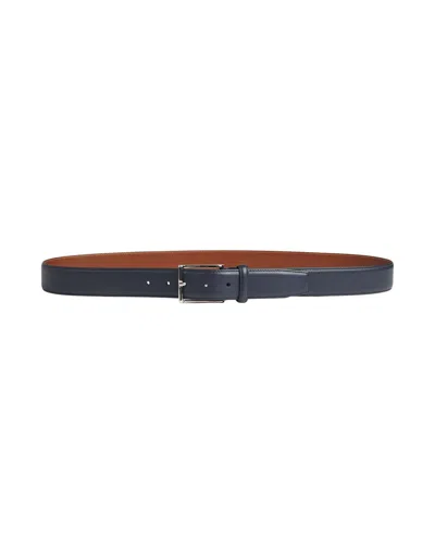 Santoni Belts In Blue