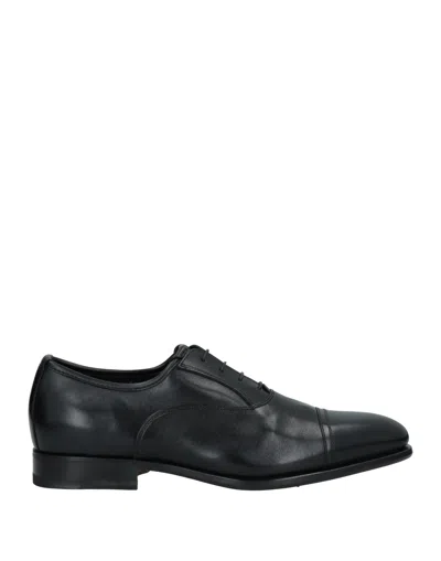 Santoni Lace-up Shoes In Black