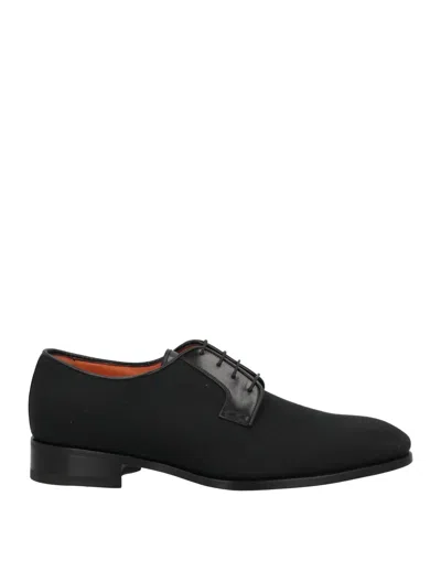 Santoni Lace-up Shoes In Black