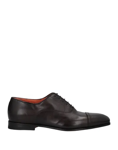 Santoni Lace-up Shoes In Brown