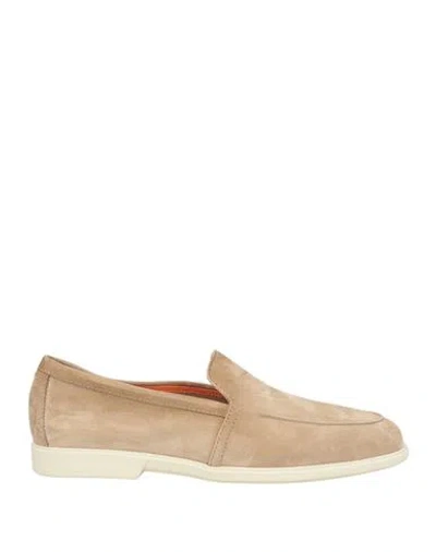 Santoni Men's Malibu Slip On Loafers In Beige