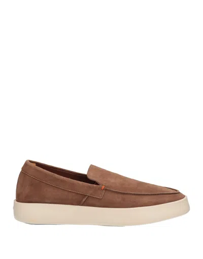 Santoni Loafers In Brown