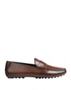 Santoni Loafers In Brown