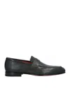 Santoni Loafers In Green