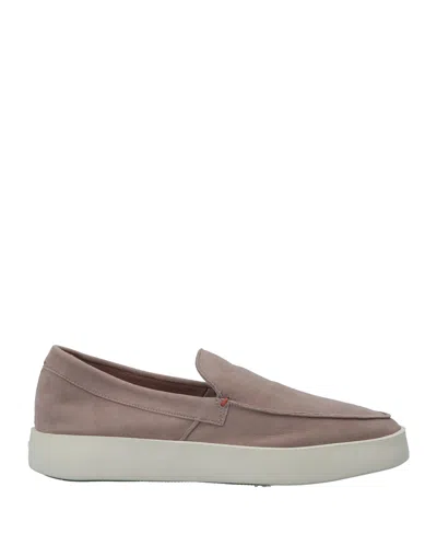 Santoni Loafers In Beige