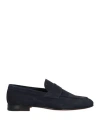 Santoni Man Loafers Midnight Blue Size 11 Soft Leather