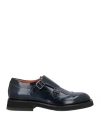 Santoni Man Loafers Midnight Blue Size 9 Leather