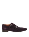 Santoni Man Loafers Purple Size 10.5 Leather