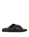 Santoni Sandals In Black