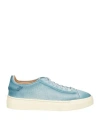 Santoni Sneakers  Men Color Sky Blue In Blue