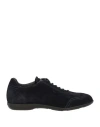 Santoni Man Sneakers Midnight Blue Size 6.5 Leather