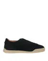 Santoni Sneakers In Navy Blue
