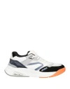 Santoni Man Sneakers Off White Size 9 Leather In Off White