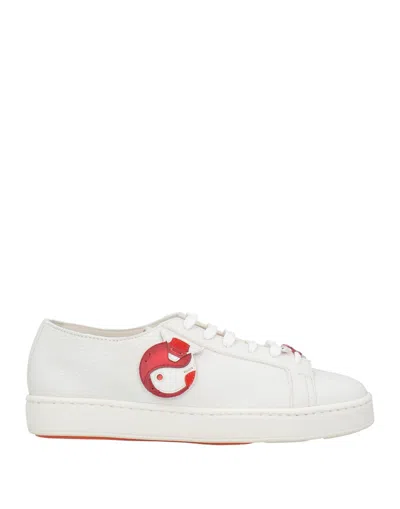 Santoni Sneakers In White