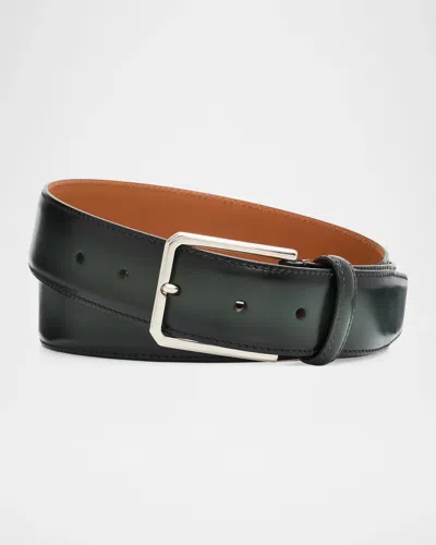 Santoni Men & Apos;s Leather Belt In Multi