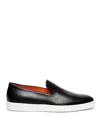 Santoni Men's Atlantis Slip On Loafers In Black