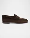 Santoni Paine Loafer In Dark Brown