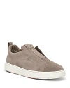 SANTONI MEN'S CLEANIC SLIP ON SNEAKERS